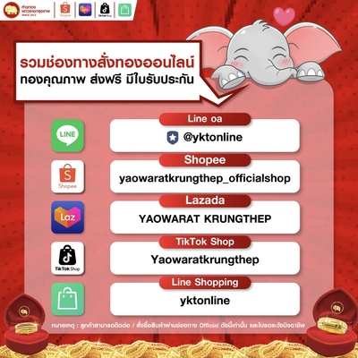 ชี้เป้า ช่องทางสั่งทองออนไลน์ ง่าย สะดวก