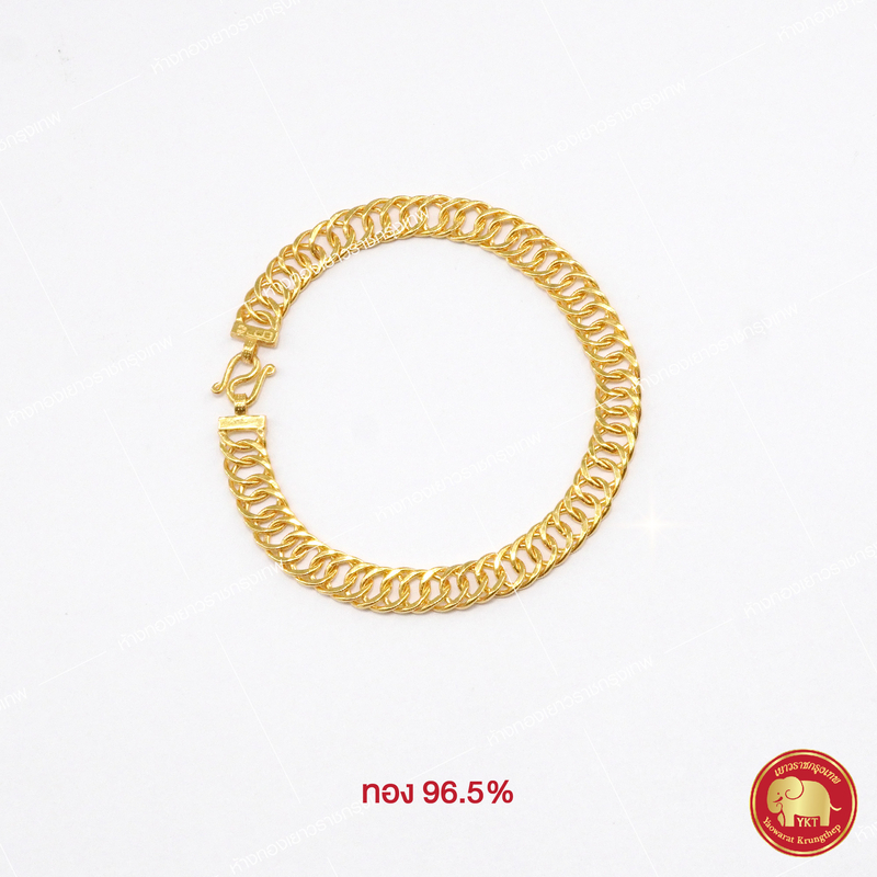 สร้อยข้อมือ เลทบิดยุ่งเงา เล็ก