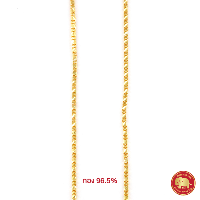 สร้อยคอทองคำ โซ่กล่องเงา