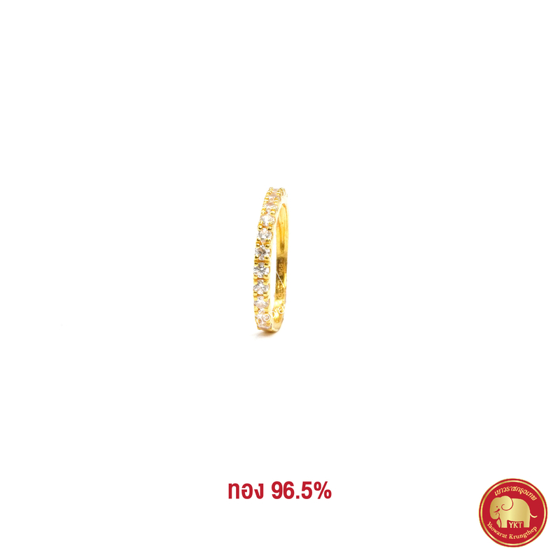 แหวนทองคำ เพชรเรียงเล็ก